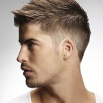 A guy with a cool haircut