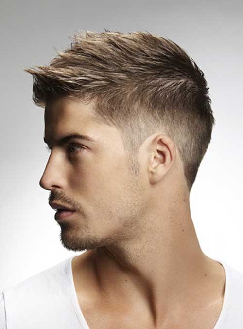A good looking guy with a cool haircut