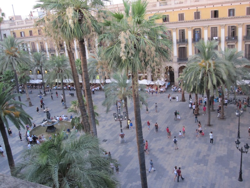 Plaza Real in Barcelona