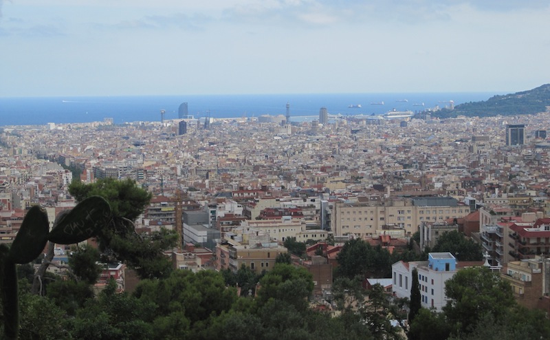 Barcelona skyline