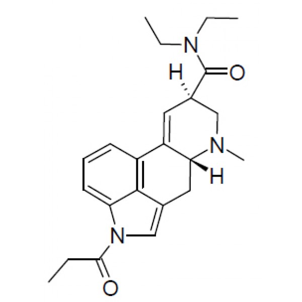 Molecular structure of LSD analog 1P-LSD