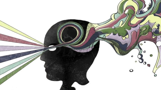 Sensory perception passing through consciousness