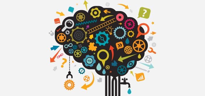 Graphic demonstrating the ideas and creativity that can come from using modafinil
