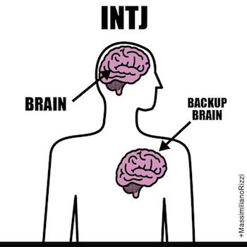 INTJ brain and heart (backup brain)