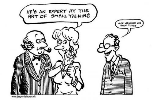 Comic about small talk
